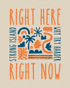 Right Here // Women's Tee - Natural Ecru