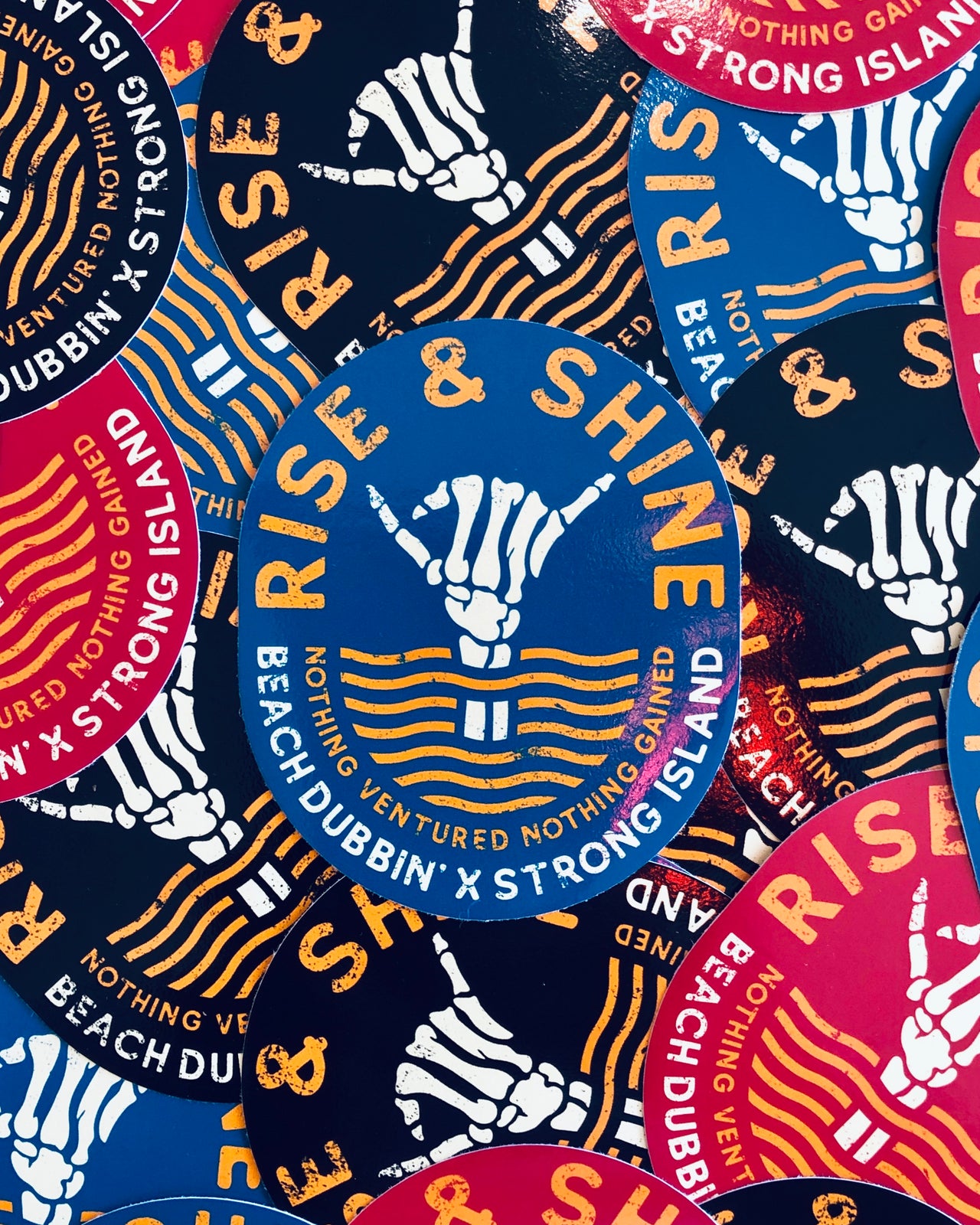 Rise & Shine // Beach Dubbin' Sticker